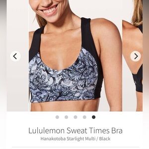 Lululemon Sweat Times bra size 8